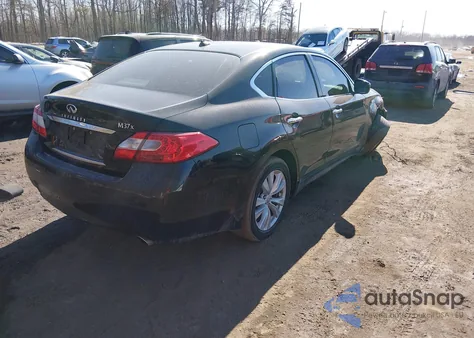 2011 Infiniti M37X z USA, uszkodzony, nr VIN JN1BY1AR6BM374101